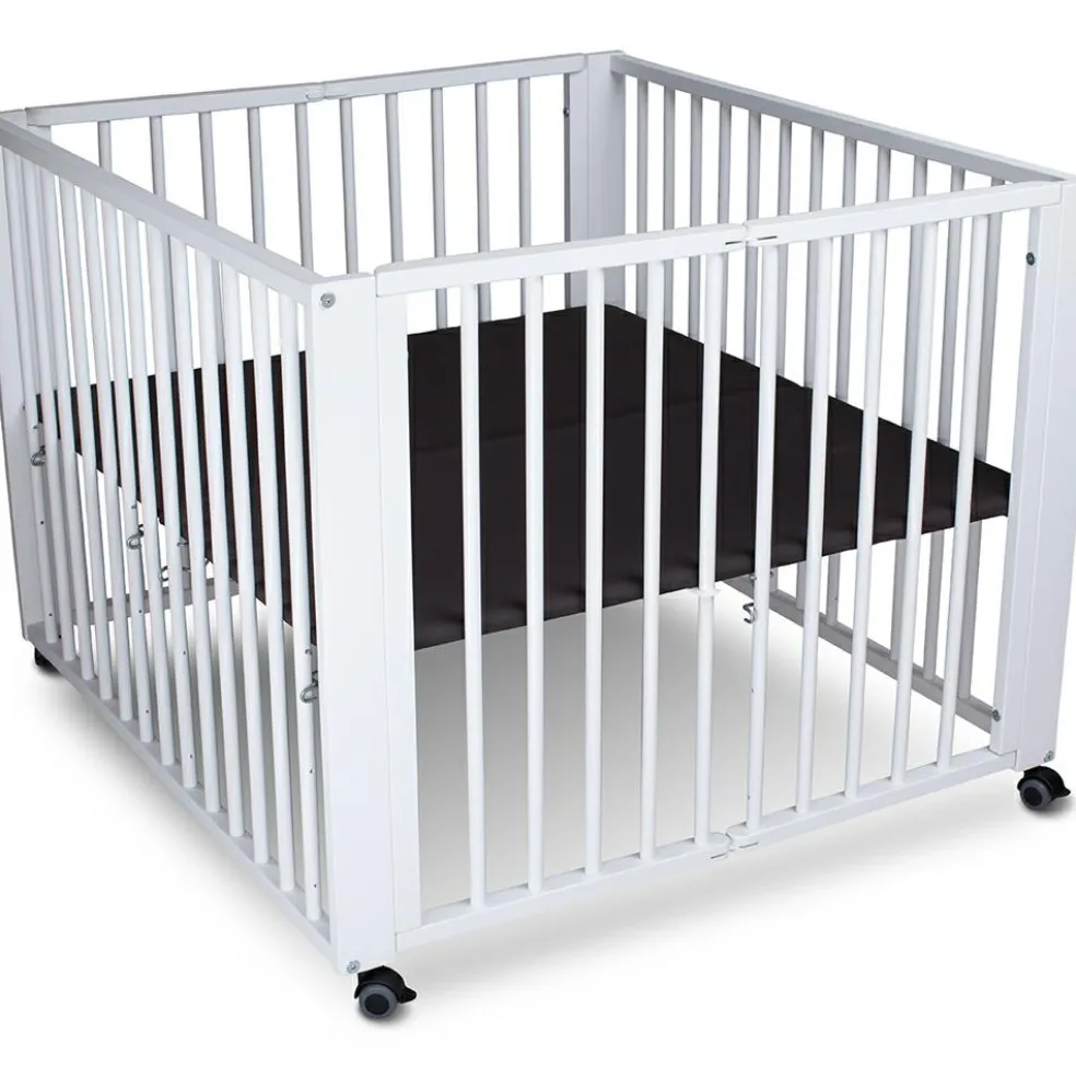 Parc bébé pliant Moritz White (89 x 95 cm)
