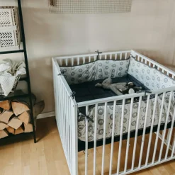 Parc bébé pliant Moritz White (89 x 95 cm)