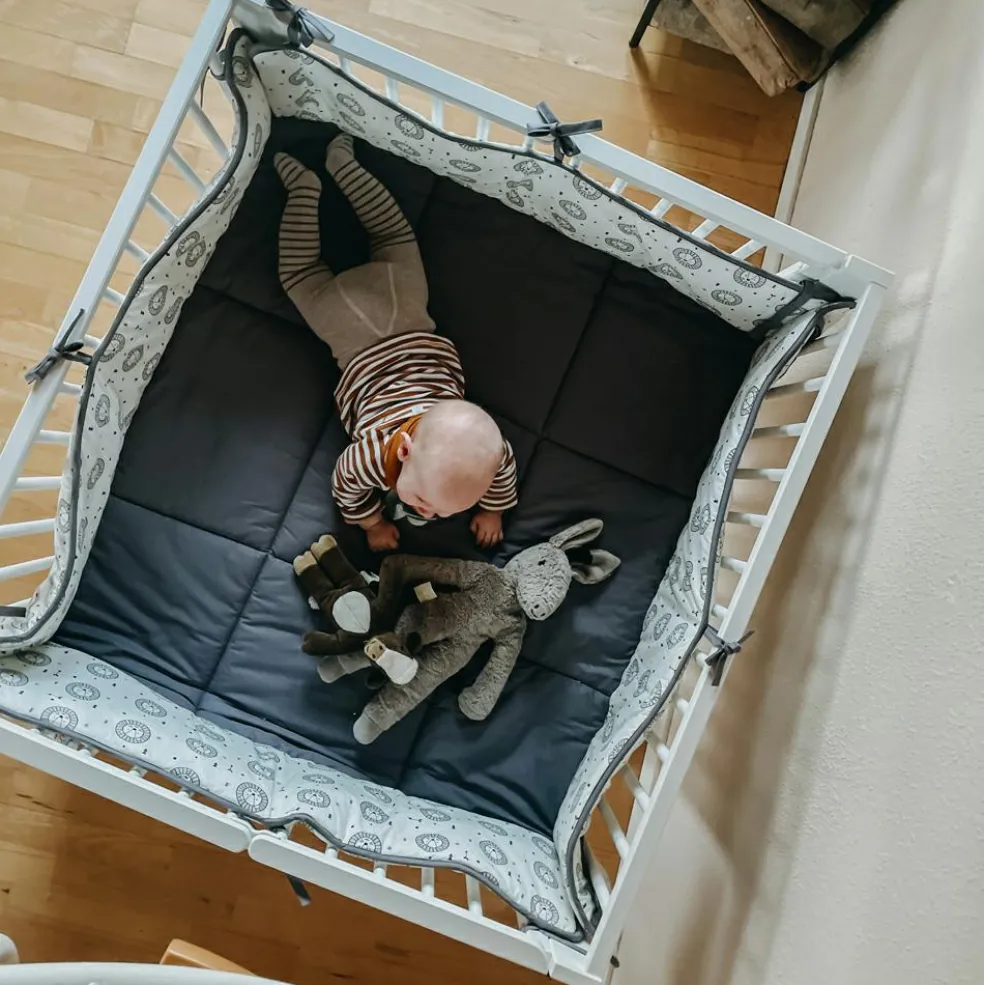 Parc bébé pliant Moritz White (89 x 95 cm)