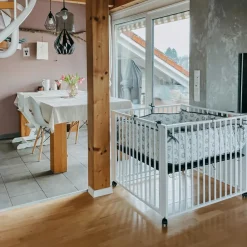 Parc bébé pliant Moritz White (89 x 95 cm)