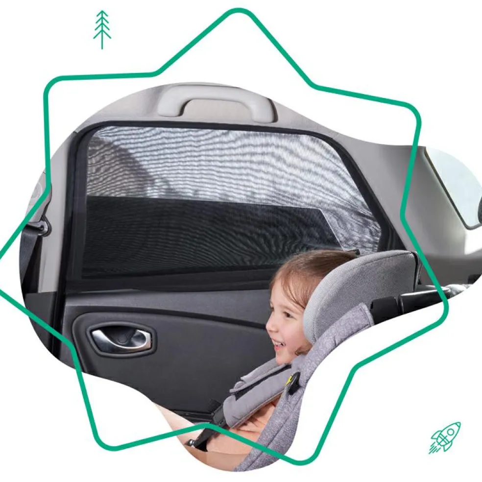 Pare-soleil chaussette voiture