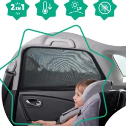 Pare-soleil chaussette voiture