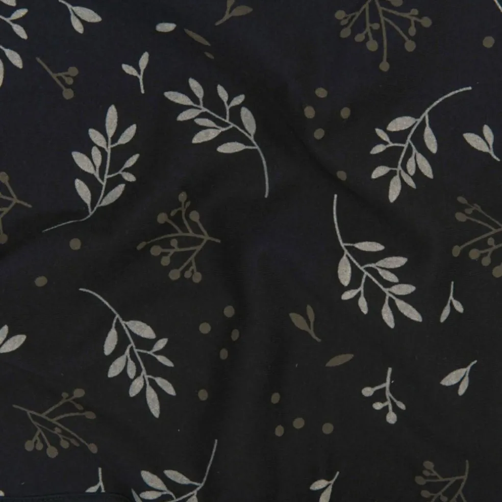 Pare-soleil universel Romantic Leaves Noir