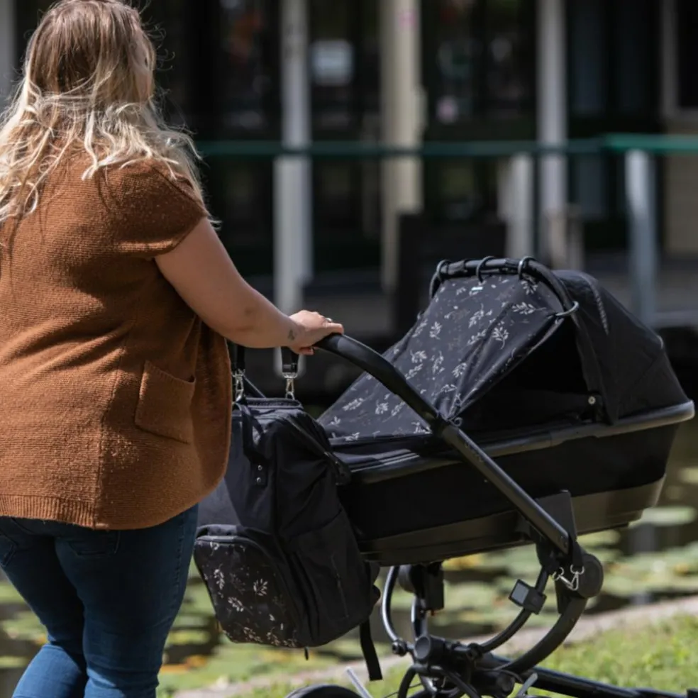 Pare-soleil universel Romantic Leaves Noir