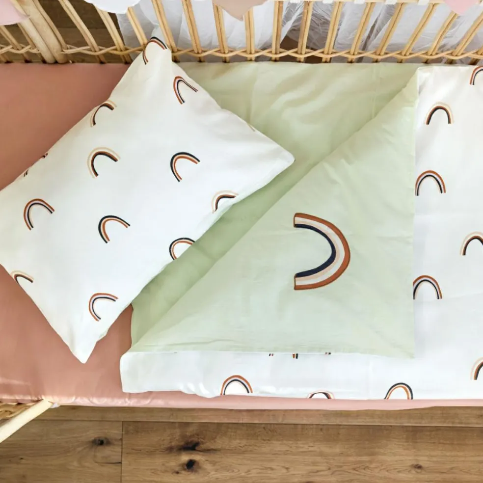 Parure de lit réversible Arc-en-ciel (100 x 140 cm)