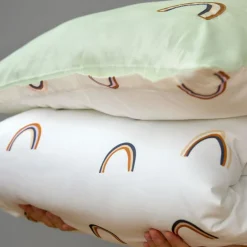 Parure de lit réversible Arc-en-ciel (100 x 140 cm)