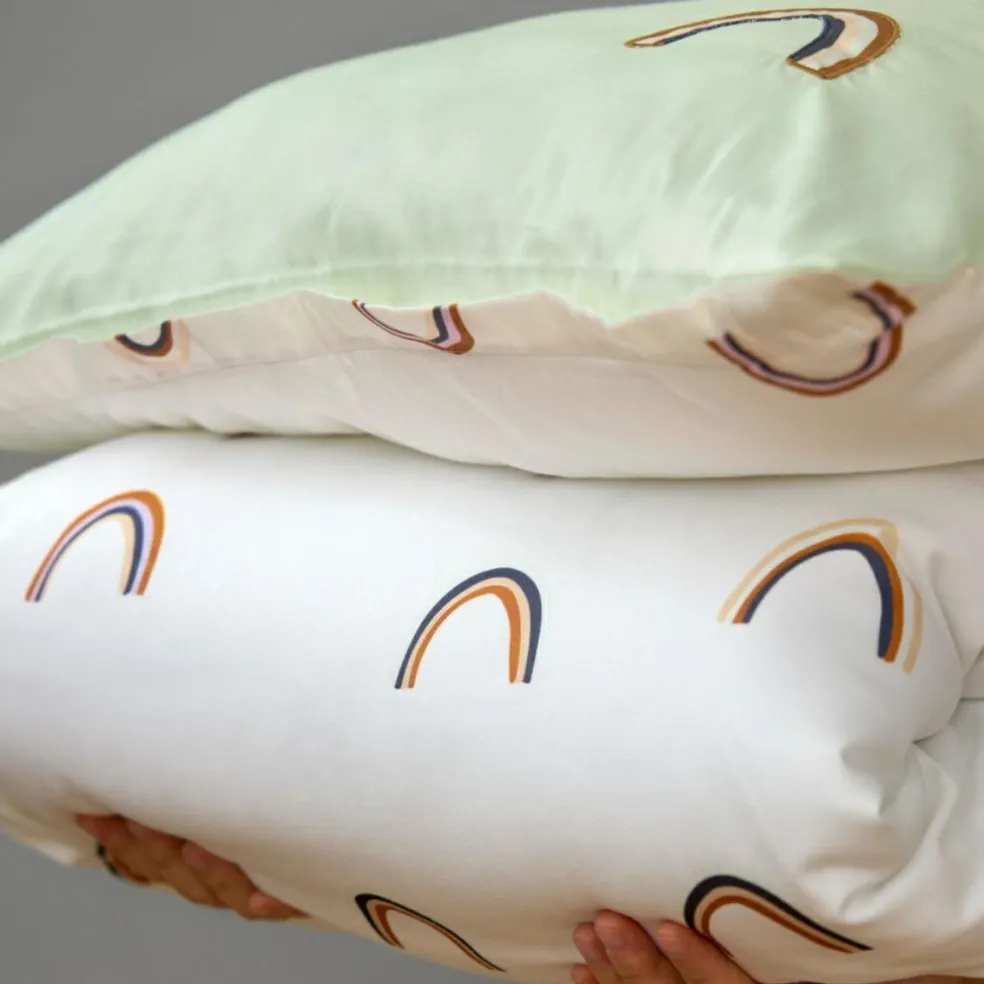 Parure de lit réversible Arc-en-ciel (100 x 140 cm)