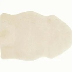 Peau d'agneau Mimosa écrue (80-90 cm)