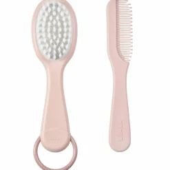 Peigne et brosse bébé Old Pink