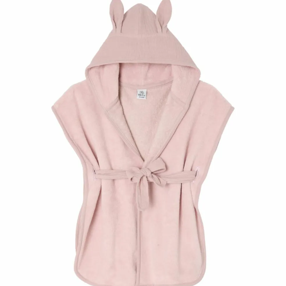 Peignoir bambou et gaze de coton pétale (0-2 ans)