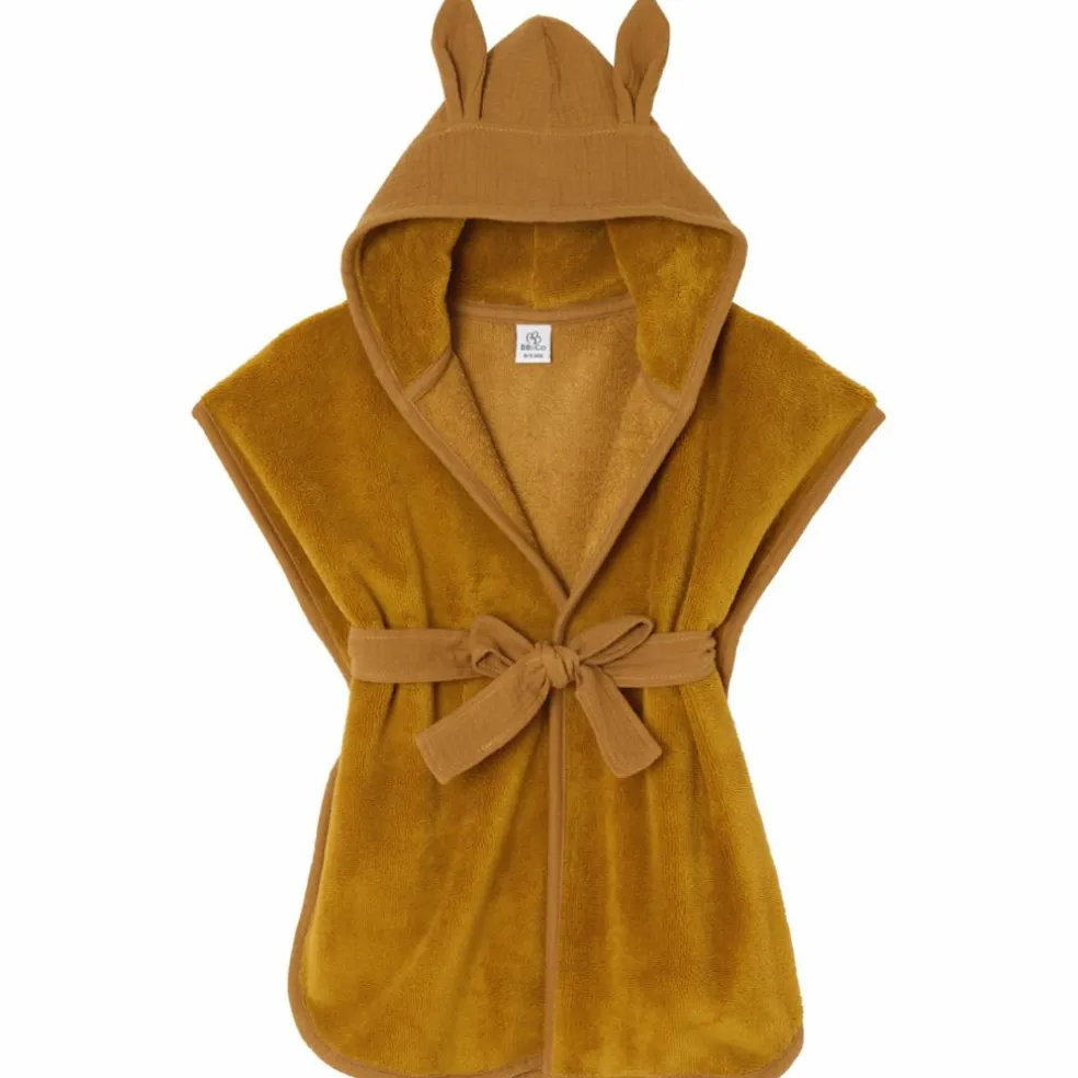 Peignoir bambou et gaze de coton havane (0-2 ans)