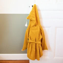 Peignoir chat caramel personnalisable (2-4 ans)
