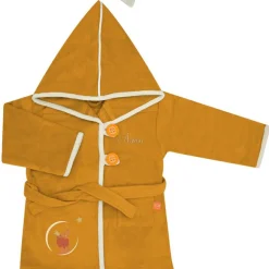 Peignoir lion safran personnalisable (2-4 ans)