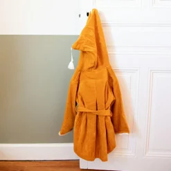 Peignoir lion safran personnalisable (2-4 ans)