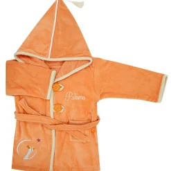 Peignoir oie sauvage pêche personnalisable (2-4 ans)