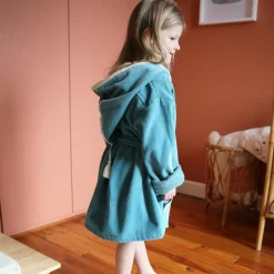 Peignoir orque océan personnalisable (2-4 ans)