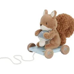 Peluche à tirer écureuil FSC Forest Friends