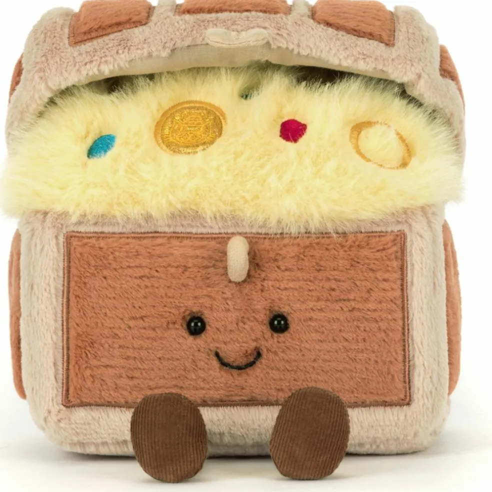 Peluche Amuseable Coffre au Trésor (19 cm)