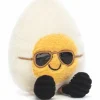 Peluche Amuseable Oeuf à la coque Chic (14 cm)