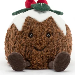 Peluche Amuseable Pudding de Noël (17 cm)