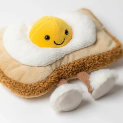 Peluche Amuseable Toast Egglantine sur pain grillé (16 cm)