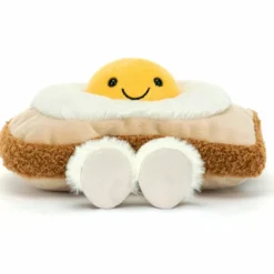 Peluche Amuseable Toast Egglantine sur pain grillé (16 cm)