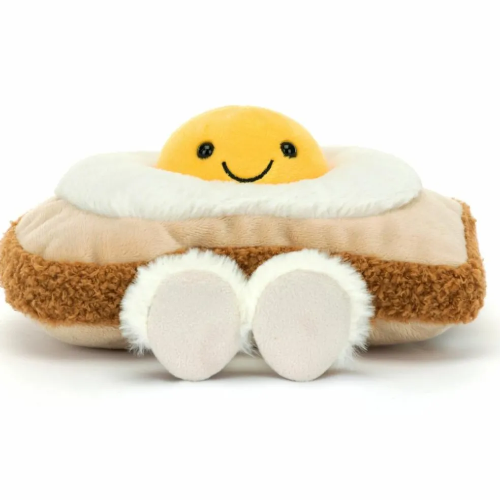 Peluche Amuseable Toast Egglantine sur pain grillé (16 cm)