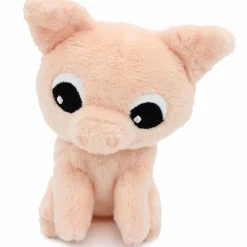 Peluche Barbekiou maman et bébé Les Ptipotos Rose (25 cm)
