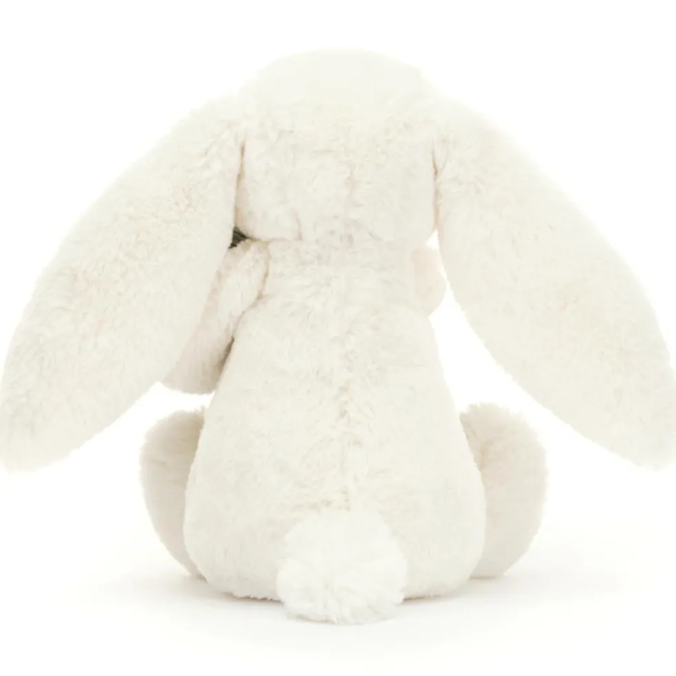Peluche Bashful Lapin avec sapin de Noël (18 cm)
