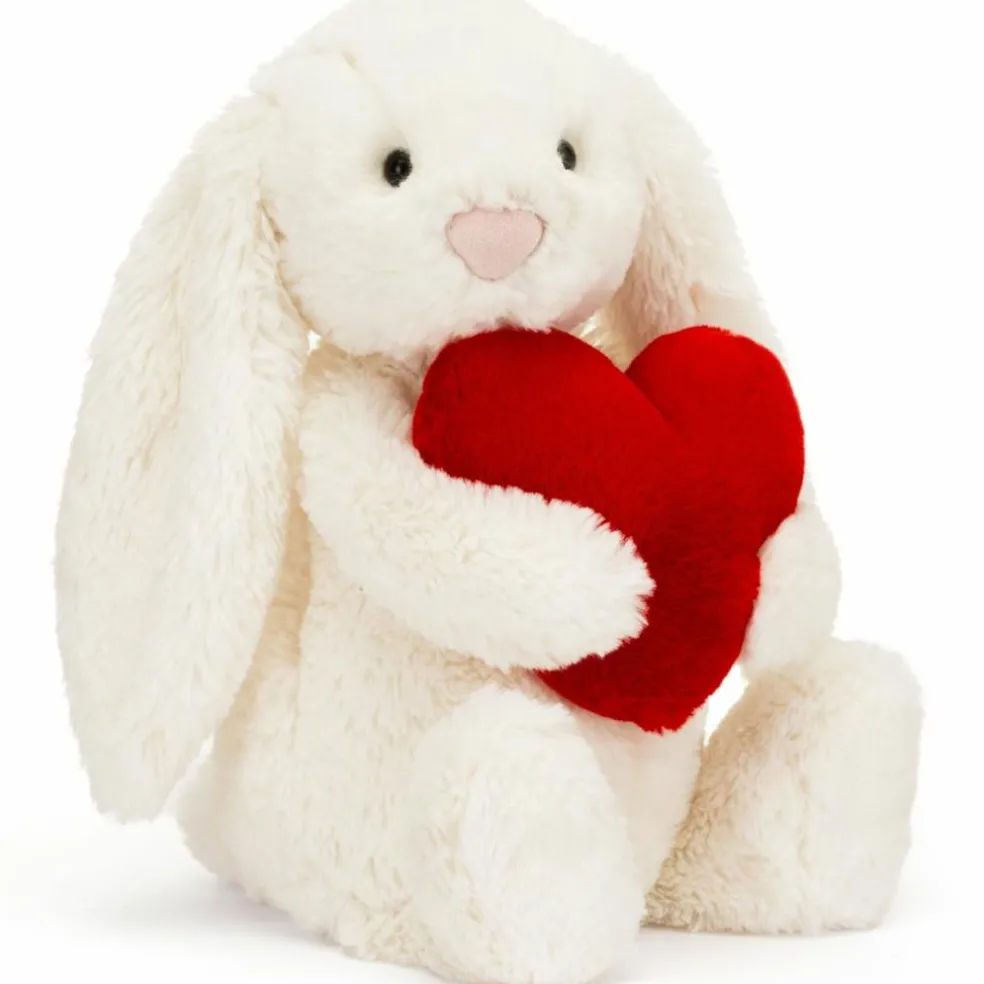 Peluche Bashful Lapin avec Coeur Original (31 cm)