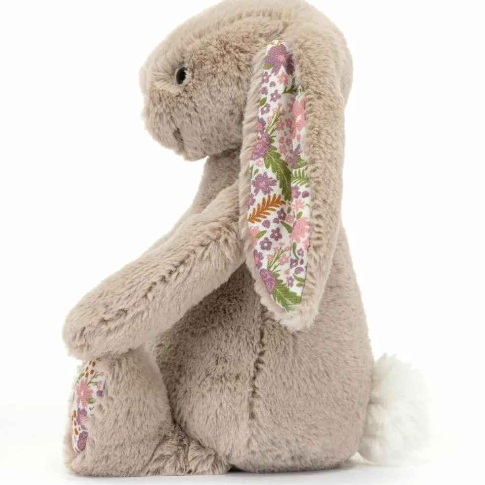 Peluche Bashful Lapin en fleurs Beige (18 cm)