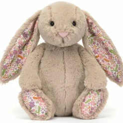 Peluche Bashful Lapin en fleurs Beige (31 cm)