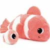 Peluche Bigou maman et bébé Les Ptipotos Corail (38 cm)