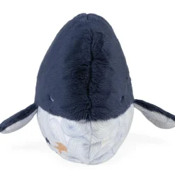 Peluche bouillotte bien-être baleine Petit calme (17 cm)