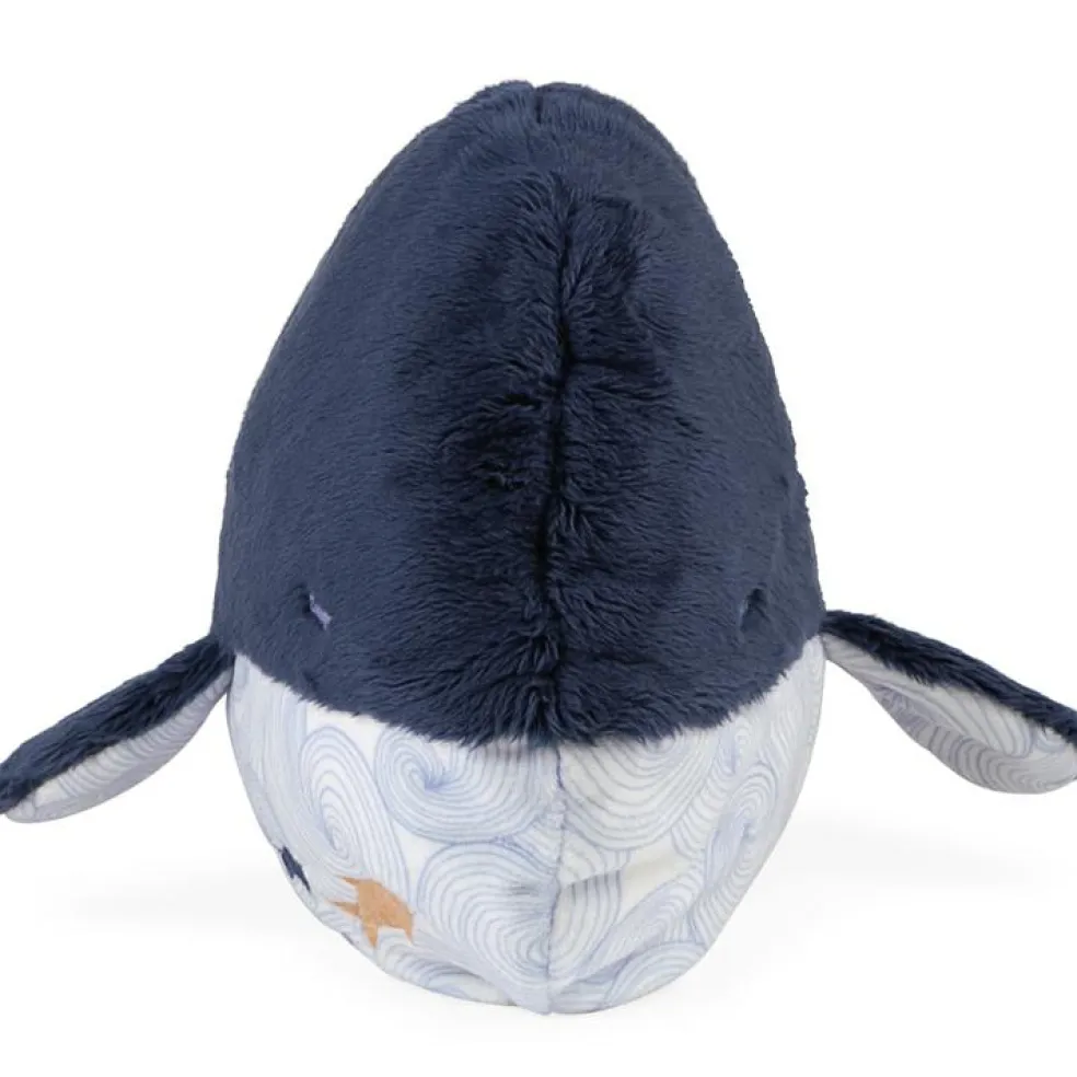 Peluche bouillotte bien-être baleine Petit calme (17 cm)