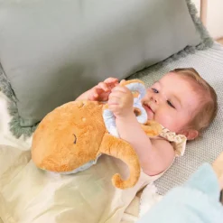 Peluche bouillotte bien-être poulpe Petit calme (28 cm)