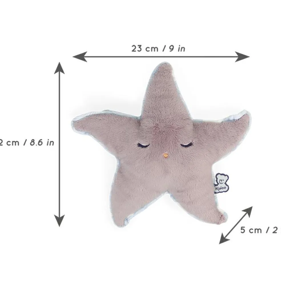 Peluche bouillotte bien-être étoile Petit calme (22 cm)