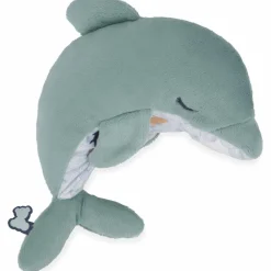Peluche bouillotte bien-être Dauphin Petit calme (24 cm)