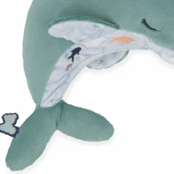 Peluche bouillotte bien-être Dauphin Petit calme (24 cm)
