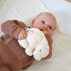 Peluche bouillotte bien-être Ours Petit calme (15 cm)