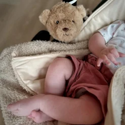 Peluche bruit blanc à suspendre Lou marron (8 cm)