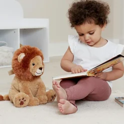Peluche bruit blanc avec détecteur de réveil Louis le lion