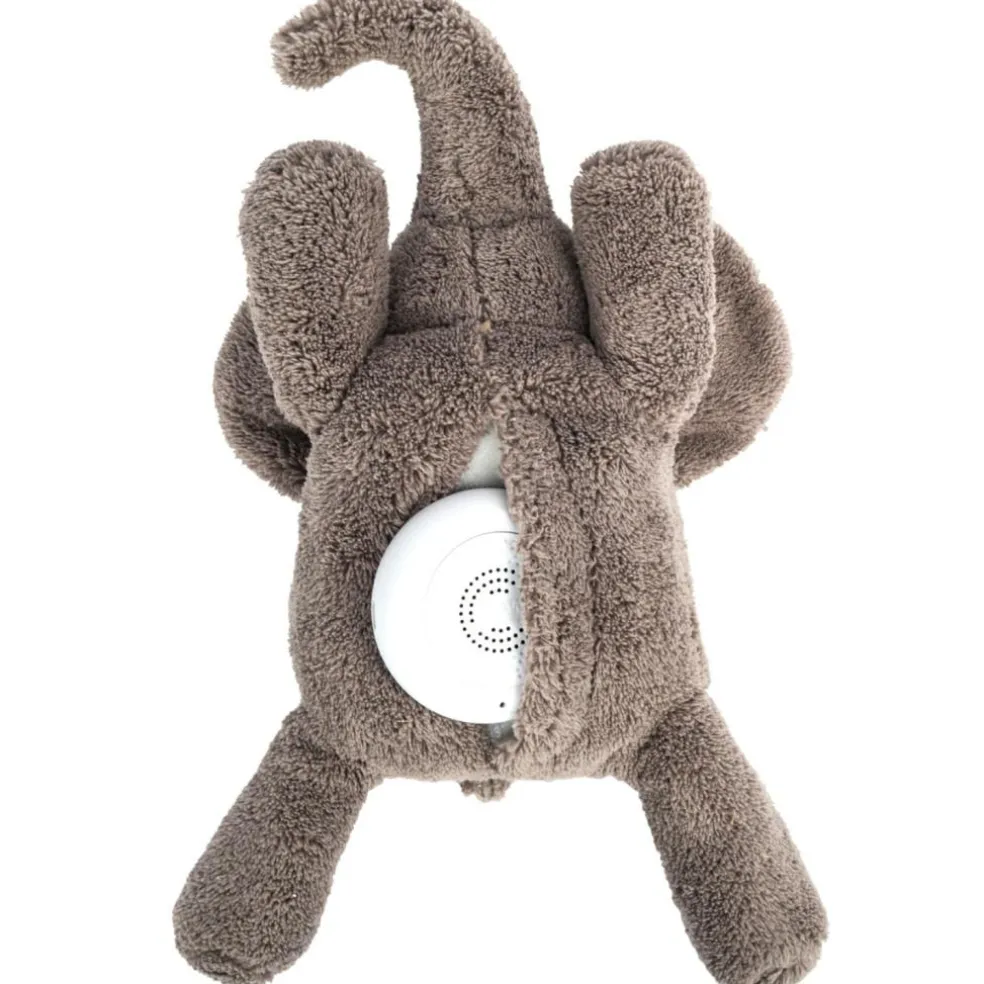 Peluche bruit blanc George l'éléphant gris