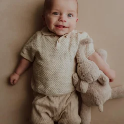 Peluche bruit blanc George l'éléphant beige