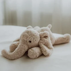 Peluche bruit blanc George l'éléphant beige