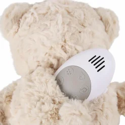 Peluche bruit blanc Lou l'ours beige (24 cm)