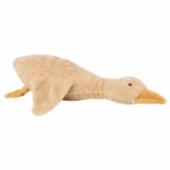 Peluche bruit blanc rechargeable oie Liva marron