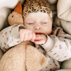 Peluche bruit blanc rechargeable oie Liva marron