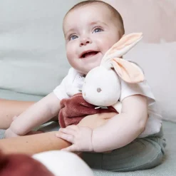 Peluche bulle d'amour lapin cannelle Plume (23 cm)