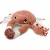 Peluche Cassecou le crabe et son bébé terracotta (39 cm)